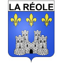 Stickers coat of arms Bazas adhesive sticker
