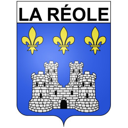Stickers coat of arms Bazas adhesive sticker
