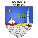 La Teste-de-Buch 33 ville Stickers blason autocollant adhésif