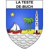 Stickers coat of arms Bazas adhesive sticker