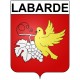 Labarde 33 ville Stickers blason autocollant adhésif