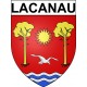 Lacanau 33 ville Stickers blason autocollant adhésif