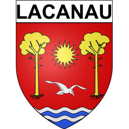 Stickers coat of arms Bazas adhesive sticker