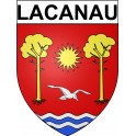 Lacanau 33 ville Stickers blason autocollant adhésif