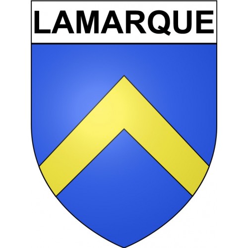 Lamarque 33 ville Stickers blason autocollant adhésif
