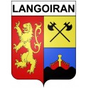 Langoiran 33 ville Stickers blason autocollant adhésif