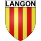 Stickers coat of arms Bazas adhesive sticker