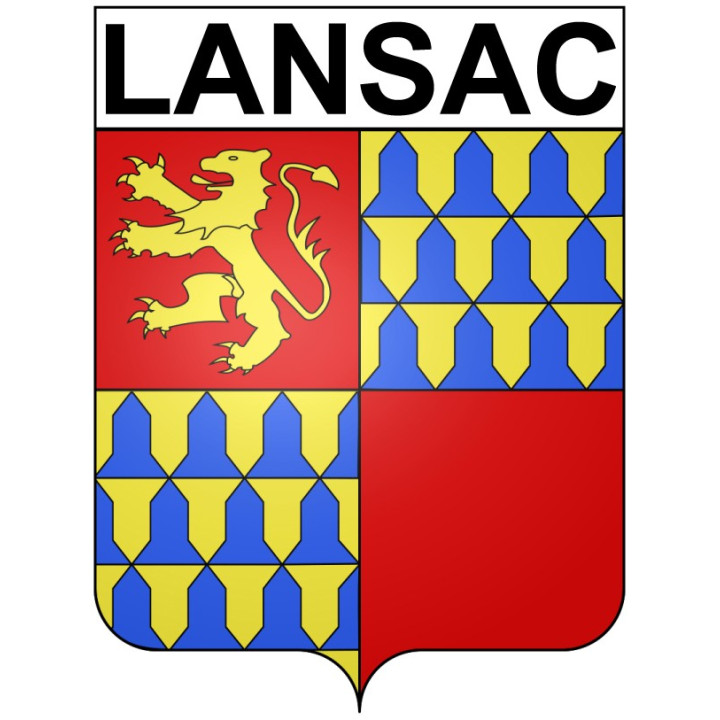 Stickers coat of arms Bazas adhesive sticker