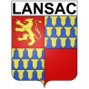 Stickers coat of arms Bazas adhesive sticker