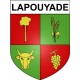 Lapouyade 33 ville Stickers blason autocollant adhésif