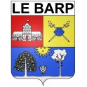 Le Barp 33 ville Stickers blason autocollant adhésif