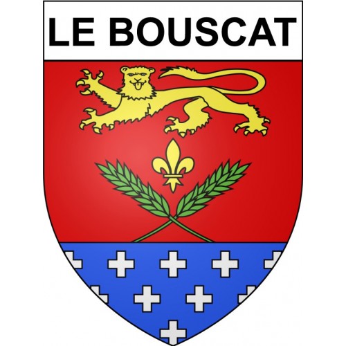 Le Bouscat 33 ville Stickers blason autocollant adhésif