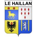 Le Haillan 33 ville Stickers blason autocollant adhésif