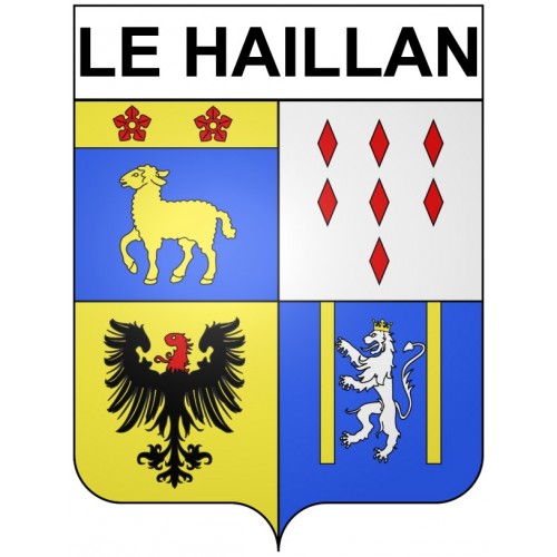 Stickers coat of arms Bazas adhesive sticker