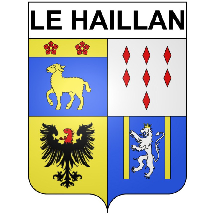 Stickers coat of arms Bazas adhesive sticker