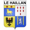 Le Haillan 33 ville Stickers blason autocollant adhésif