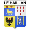 Stickers coat of arms Bazas adhesive sticker