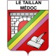 Le Taillan-Médoc 33 ville Stickers blason autocollant adhésif