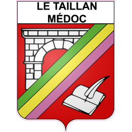 Stickers coat of arms Bazas adhesive sticker