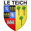 Stickers coat of arms Le Teich adhesive sticker
