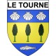 Stickers coat of arms Bazas adhesive sticker