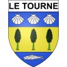 Le Tourne 33 ville Stickers blason autocollant adhésif