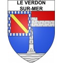 Le Verdon-sur-Mer 33 ville Stickers blason autocollant adhésif