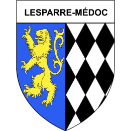 Stickers coat of arms Bazas adhesive sticker