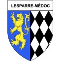 Lesparre-Médoc 33 ville Stickers blason autocollant adhésif