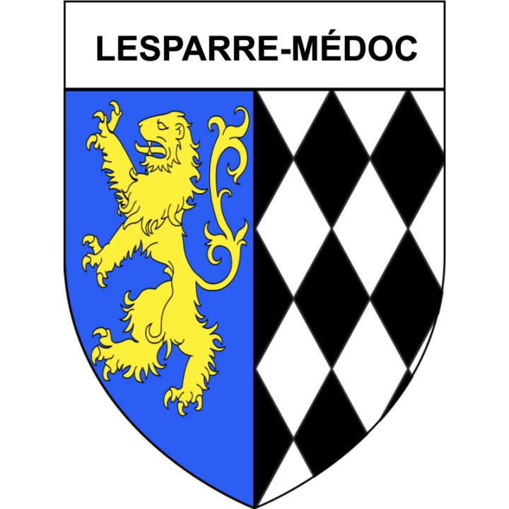 Stickers coat of arms Bazas adhesive sticker