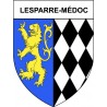 Lesparre-Médoc 33 ville Stickers blason autocollant adhésif