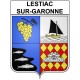 Stickers coat of arms Bazas adhesive sticker