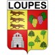 Bazas Sticker wappen, gelsenkirchen, augsburg, klebender aufkleber