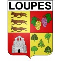 Loupes 33 ville Stickers blason autocollant adhésif