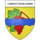 Bazas Sticker wappen, gelsenkirchen, augsburg, klebender aufkleber