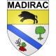 Madirac 33 ville Stickers blason autocollant adhésif