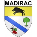 Madirac 33 ville Stickers blason autocollant adhésif