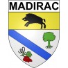 Stickers coat of arms Bazas adhesive sticker