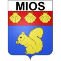 Bazas Sticker wappen, gelsenkirchen, augsburg, klebender aufkleber