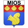 Bazas Sticker wappen, gelsenkirchen, augsburg, klebender aufkleber