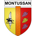Stickers coat of arms Bazas adhesive sticker
