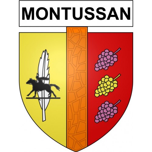 Stickers coat of arms Bazas adhesive sticker