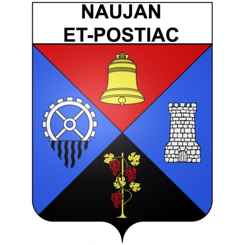 Stickers coat of arms Bazas adhesive sticker