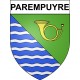 Parempuyre 33 ville Stickers blason autocollant adhésif