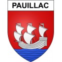 Pauillac 33 ville Stickers blason autocollant adhésif