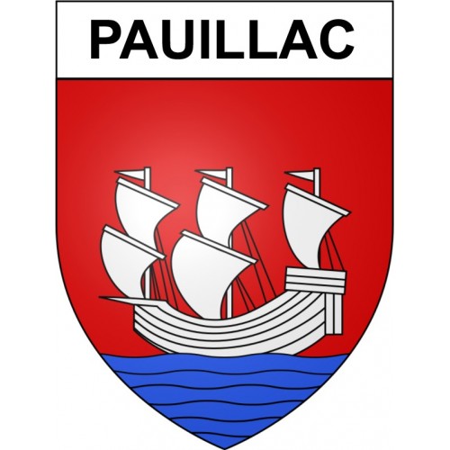 Pauillac 33 ville Stickers blason autocollant adhésif