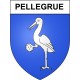 Pellegrue 33 ville Stickers blason autocollant adhésif
