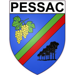 Stickers coat of arms Bazas adhesive sticker