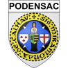 Podensac 33 ville Stickers blason autocollant adhésif