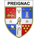 Stickers coat of arms Bazas adhesive sticker